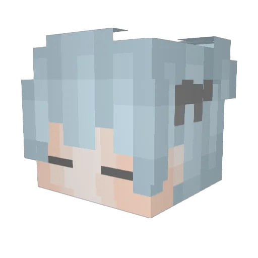 xXsTsXx Minecraft avatar head, 3D render
