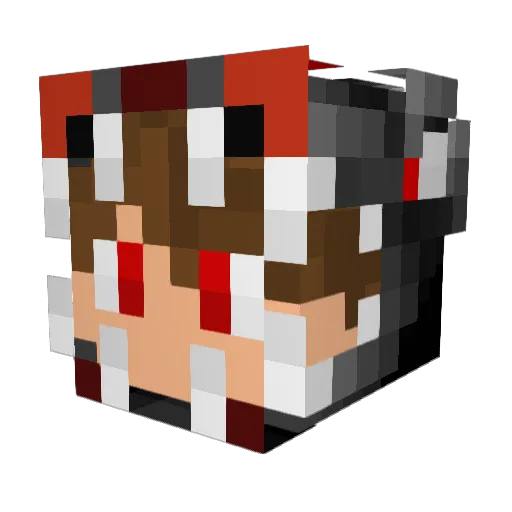 xXshadowXx0 Minecraft avatar head, 3D render