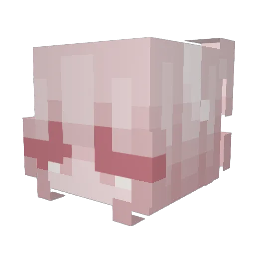 xXshivani Minecraft avatar head, 3D render