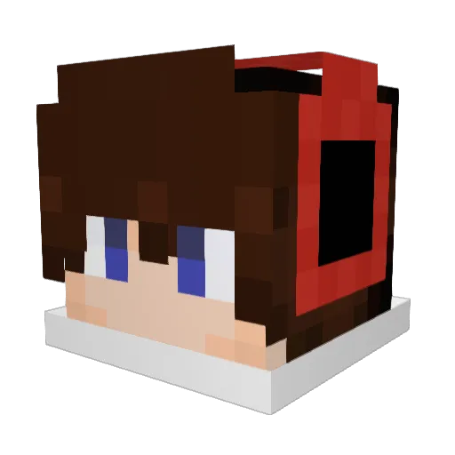 xXstingerXx Minecraft avatar head, 3D render