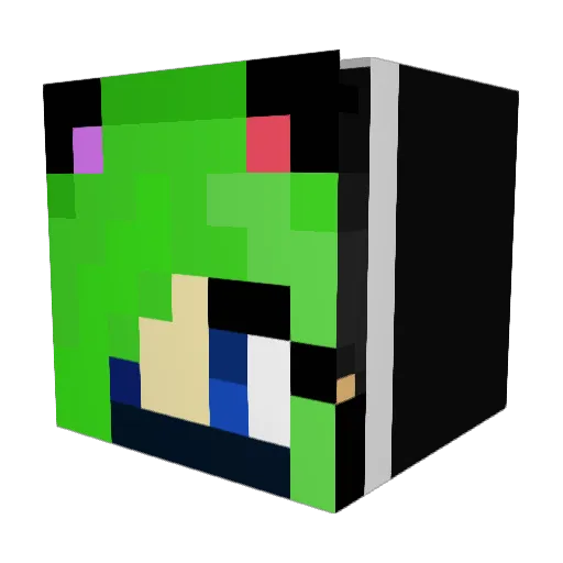 xXtalkshowhostXx Minecraft avatar head, 3D render