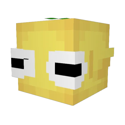 xXtoast__breadXx Minecraft avatar head, 3D render