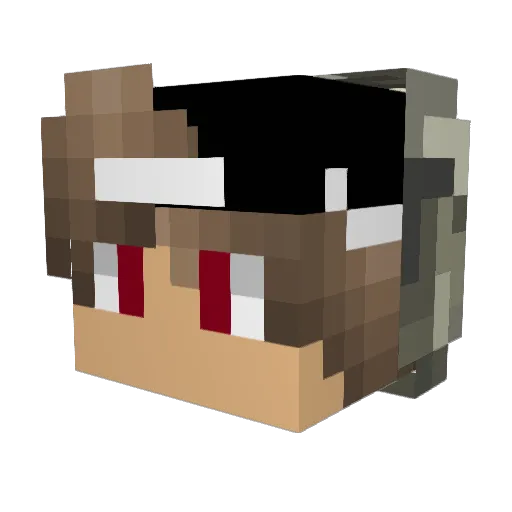 xXtrickshott3rXx Minecraft avatar head, 3D render