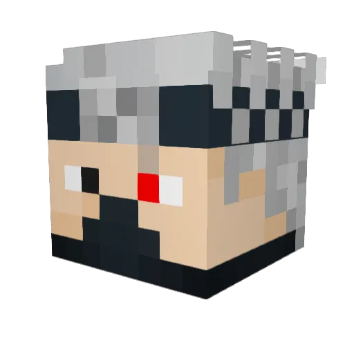 xXultramumXx Minecraft avatar head, 3D render