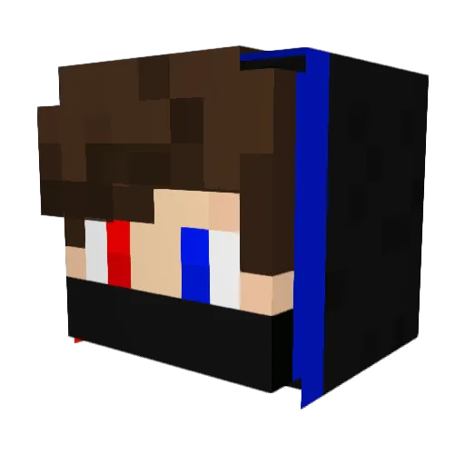 xXxEgexX Minecraft avatar head, 3D render