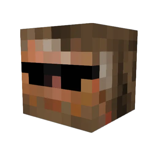 xXxMEEGZxXx Minecraft avatar head, 3D render