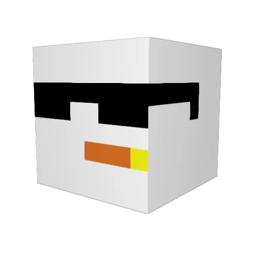 xXxR3DBOSSxXx Minecraft avatar head, 3D render