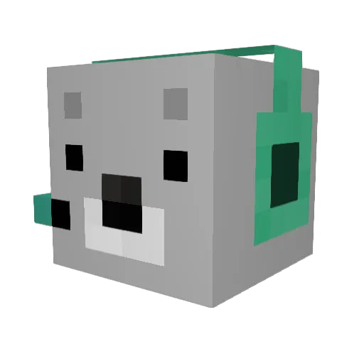 xXxSparrowxXx Minecraft avatar head, 3D render