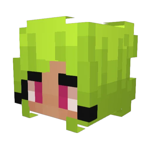 xXx_Yuri_xXx Minecraft avatar head, 3D render