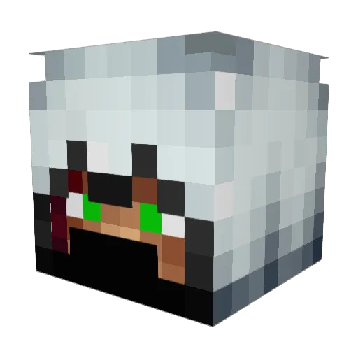 xXylotox Minecraft avatar head, 3D render