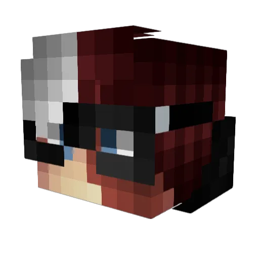 xYigit_Bey Minecraft avatar head, 3D render