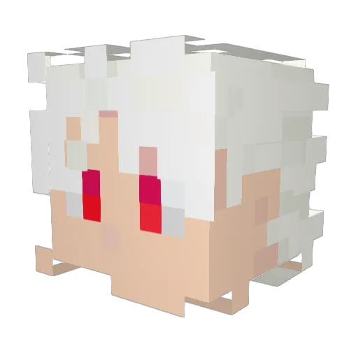 xYungx Minecraft avatar head, 3D render