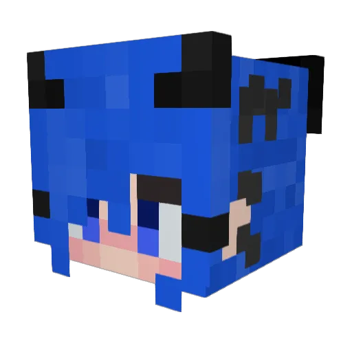 xYunox Minecraft avatar head, 3D render