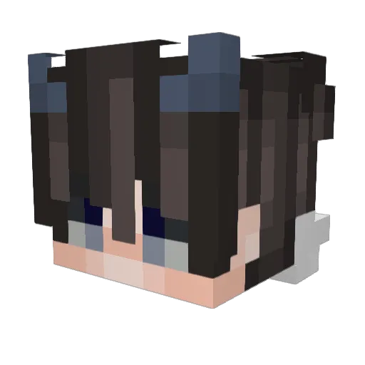 xYurvel Minecraft avatar head, 3D render
