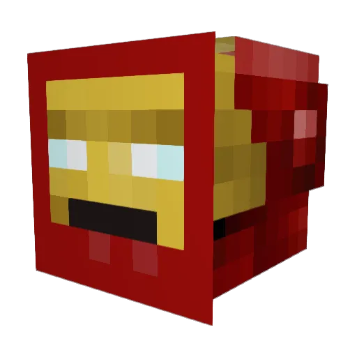 xZaaper Minecraft avatar head, 3D render