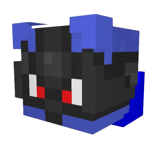xZeptus Minecraft avatar head, 3D render