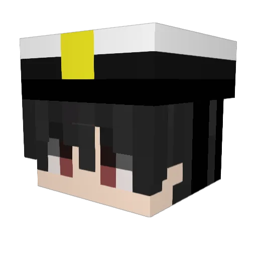 xZheid Minecraft avatar head, 3D render