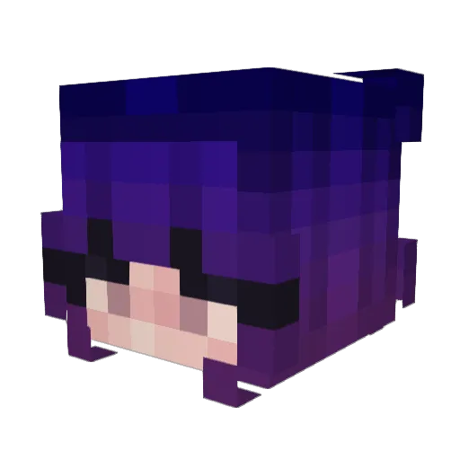 xZimtsternx Minecraft avatar head, 3D render