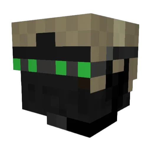 xZitty Minecraft avatar head, 3D render