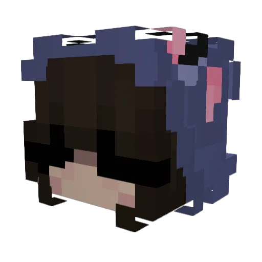 xZochaxx3 Minecraft avatar head, 3D render