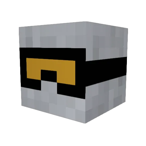 xZombiezz Minecraft avatar head, 3D render