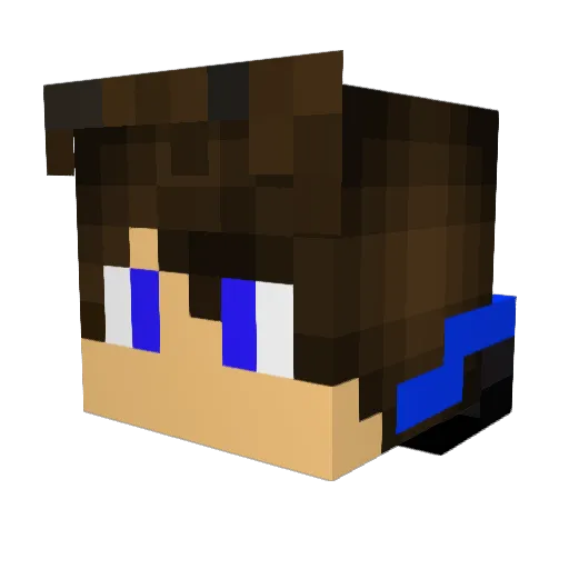 xZortack Minecraft avatar head, 3D render