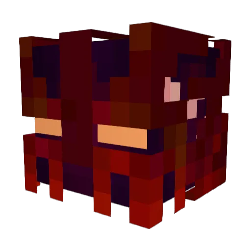 xZyreax Minecraft avatar head, 3D render