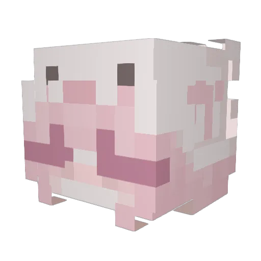 x_Achu_x Minecraft avatar head, 3D render