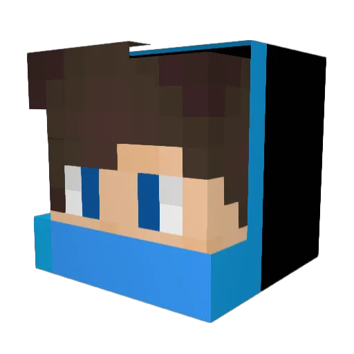 x_Ali_z33 Minecraft avatar head, 3D render