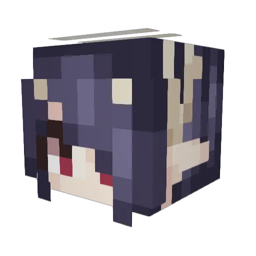 x_Apocalyptica Minecraft avatar head, 3D render