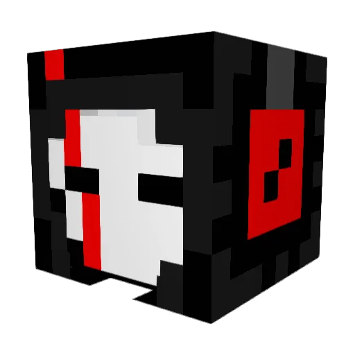 x_BLACK_JACK_x Minecraft avatar head, 3D render