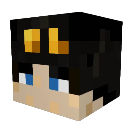 x_Danio15_X Minecraft avatar head, 3D render