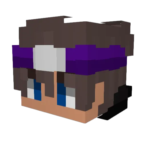 x_Devotion Minecraft avatar head, 3D render