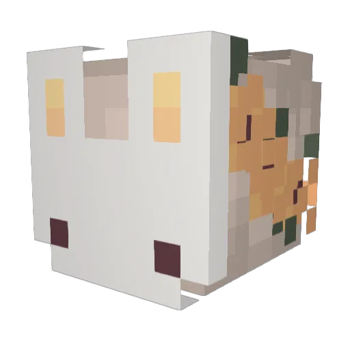x_Elise_x Minecraft avatar head, 3D render