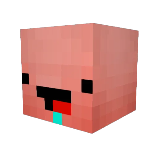 x_Freakz Minecraft avatar head, 3D render