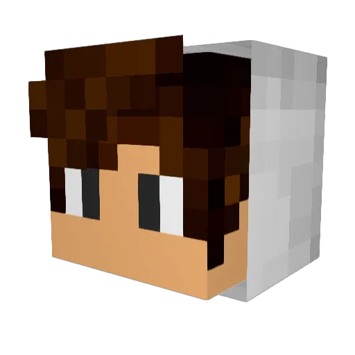 x_GOROL_x Minecraft avatar head, 3D render