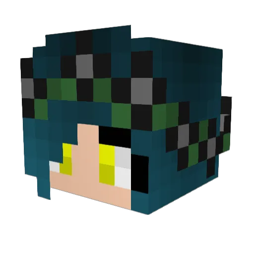 x_Kagome_x Minecraft avatar head, 3D render