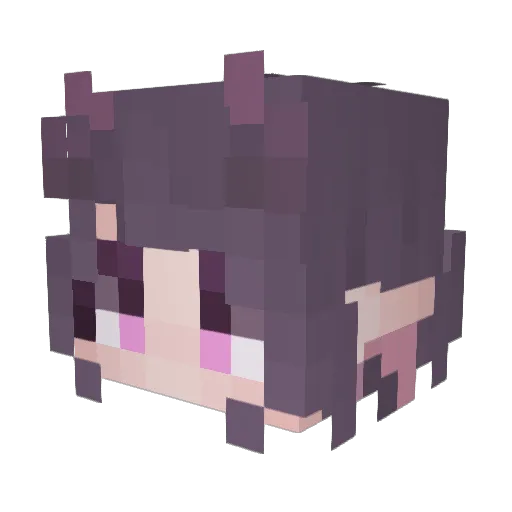 x_Lora_x Minecraft avatar head, 3D render
