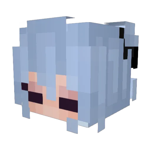 x_Mako__ Minecraft avatar head, 3D render