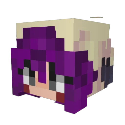 x_MiMi_x Minecraft avatar head, 3D render