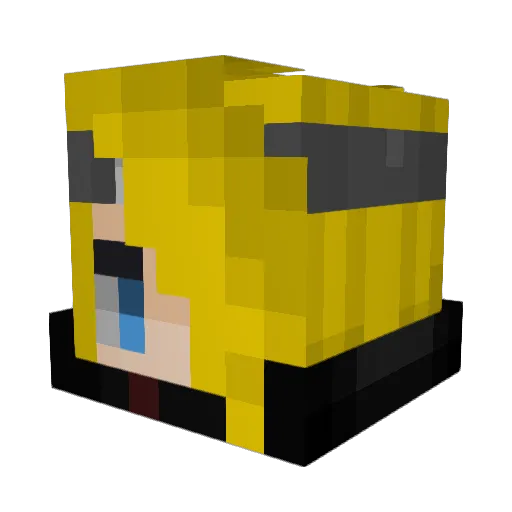 x_NoPants_x Minecraft avatar head, 3D render