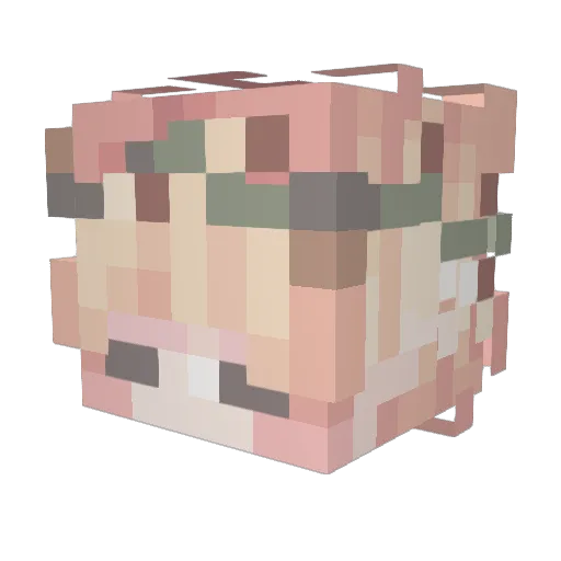 x_Orpheus_x Minecraft avatar head, 3D render