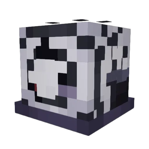 x_Ridley Minecraft avatar head, 3D render