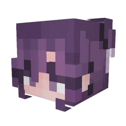 x_Rose_Drop_x Minecraft avatar head, 3D render