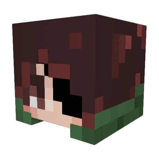 x_Sofie Minecraft avatar head, 3D render