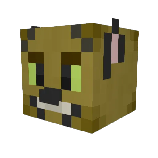 x_TAR_x Minecraft avatar head, 3D render