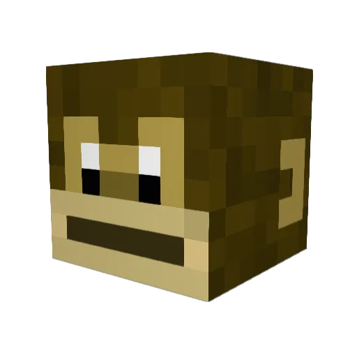 x_Taz_x Minecraft avatar head, 3D render