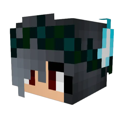 x_TheHex_x Minecraft avatar head, 3D render
