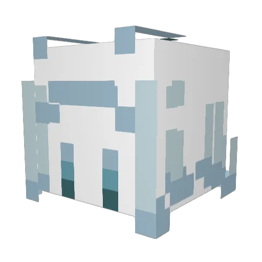 x_Yi_x Minecraft avatar head, 3D render