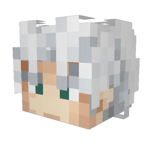 x_Zorion_x Minecraft avatar head, 3D render